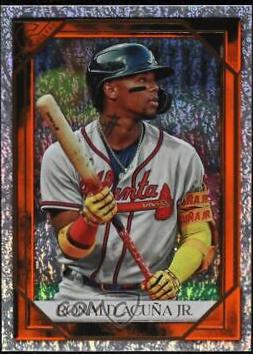 Ronald Acuna Jr. [Orange Pattern] #56