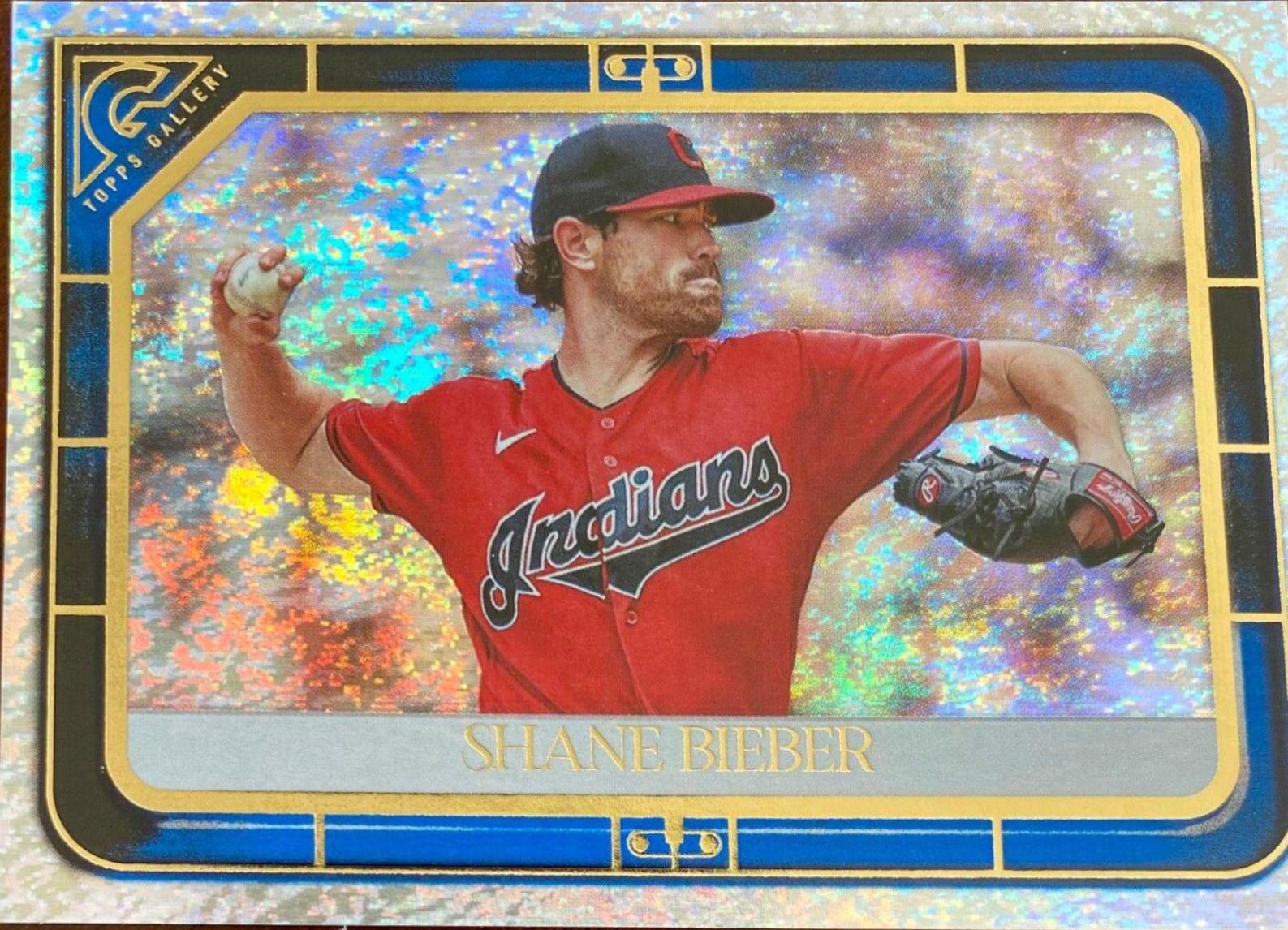 Shane Bieber [Blue Pattern] #85