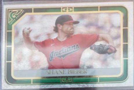 Shane Bieber [Green Pattern] #85