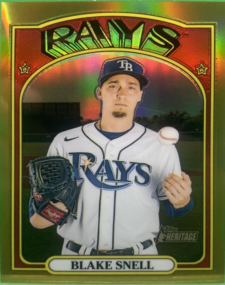 Blake Snell [Chrome Gold Refractor] #497