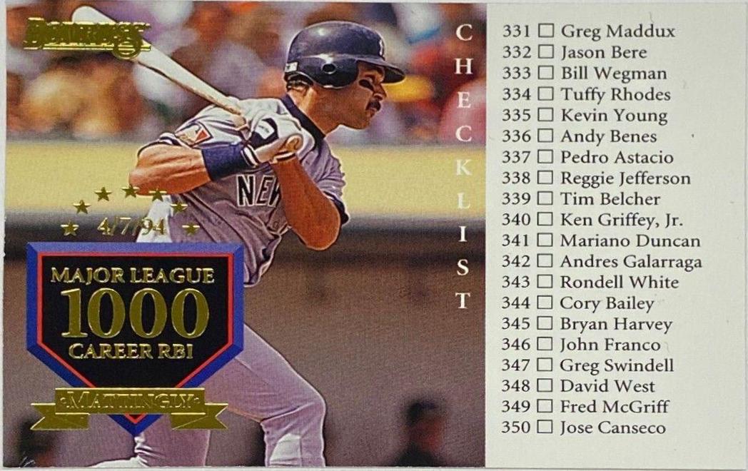 Don Mattingly [Press Proof] #440
