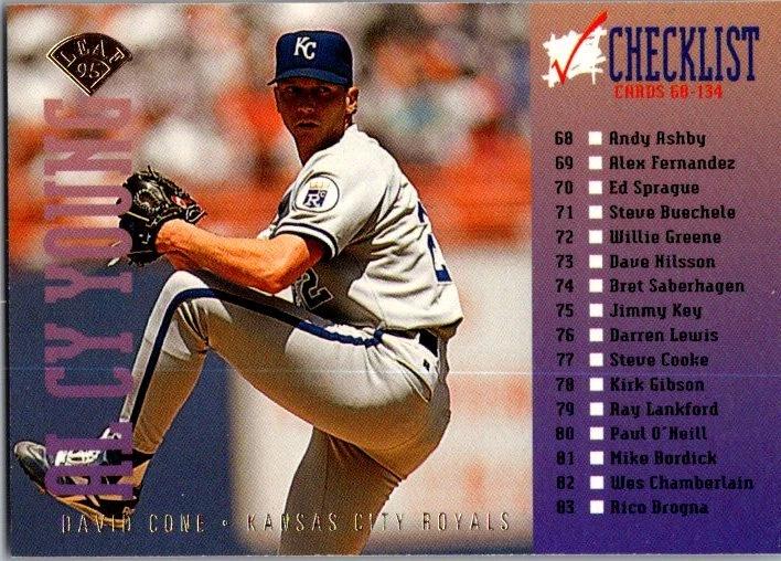 David Cone [Checklist] #2