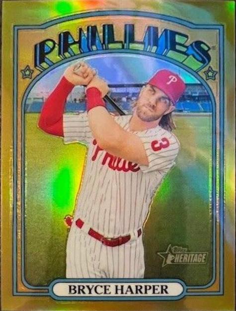 Bryce Harper [Chrome Gold Refractor] #13