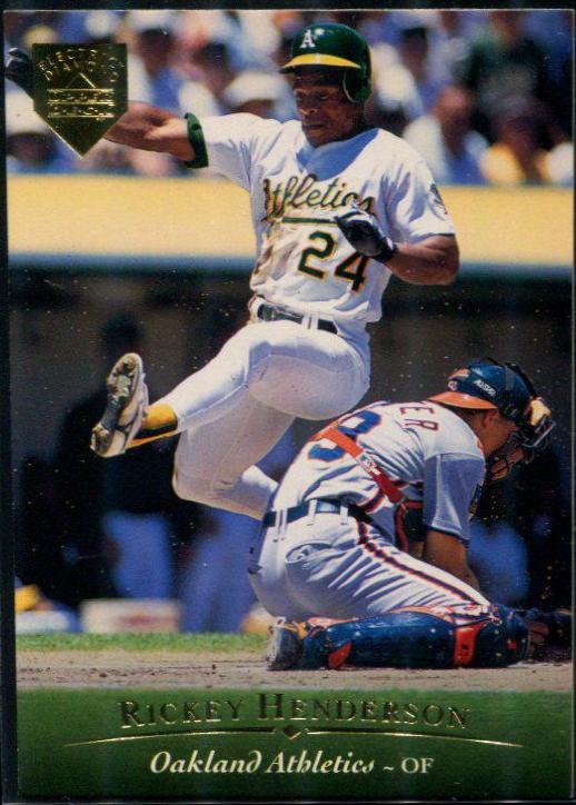 Rickey Henderson [Electric Diamond Gold] #30