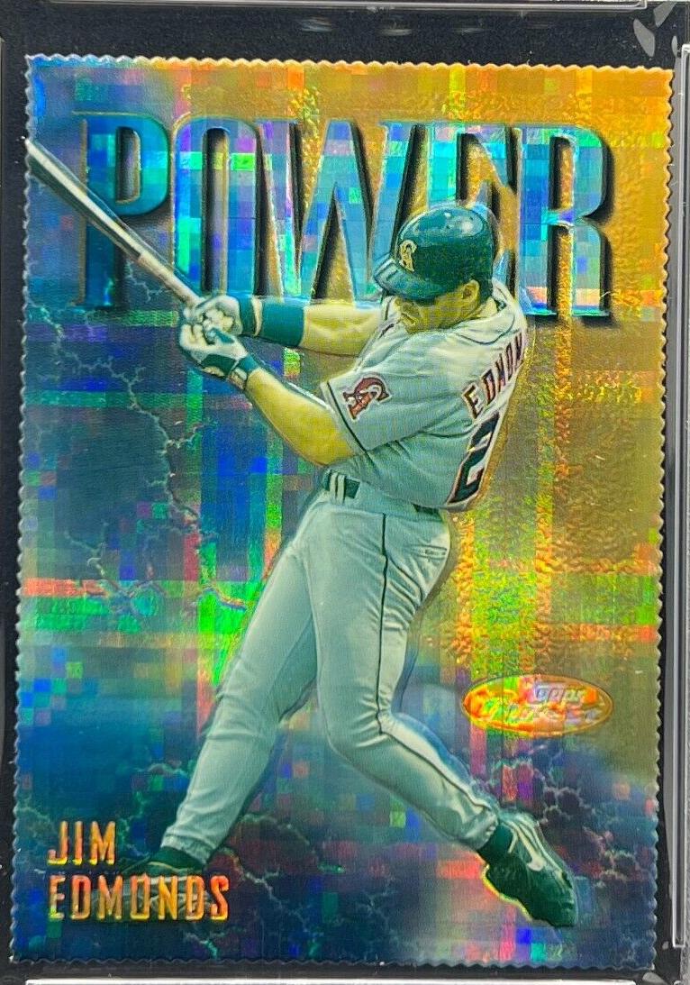 Jim Edmonds [Die Cut Refractor] #165