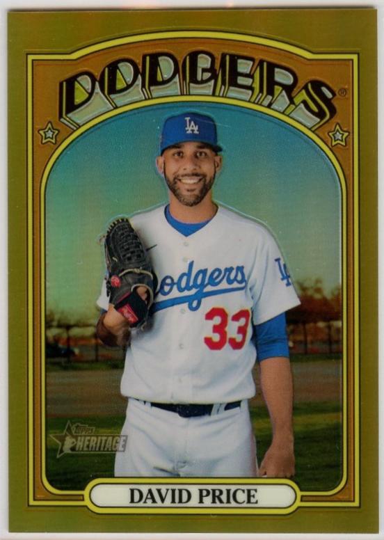 David Price [Chrome Gold Refractor] #637