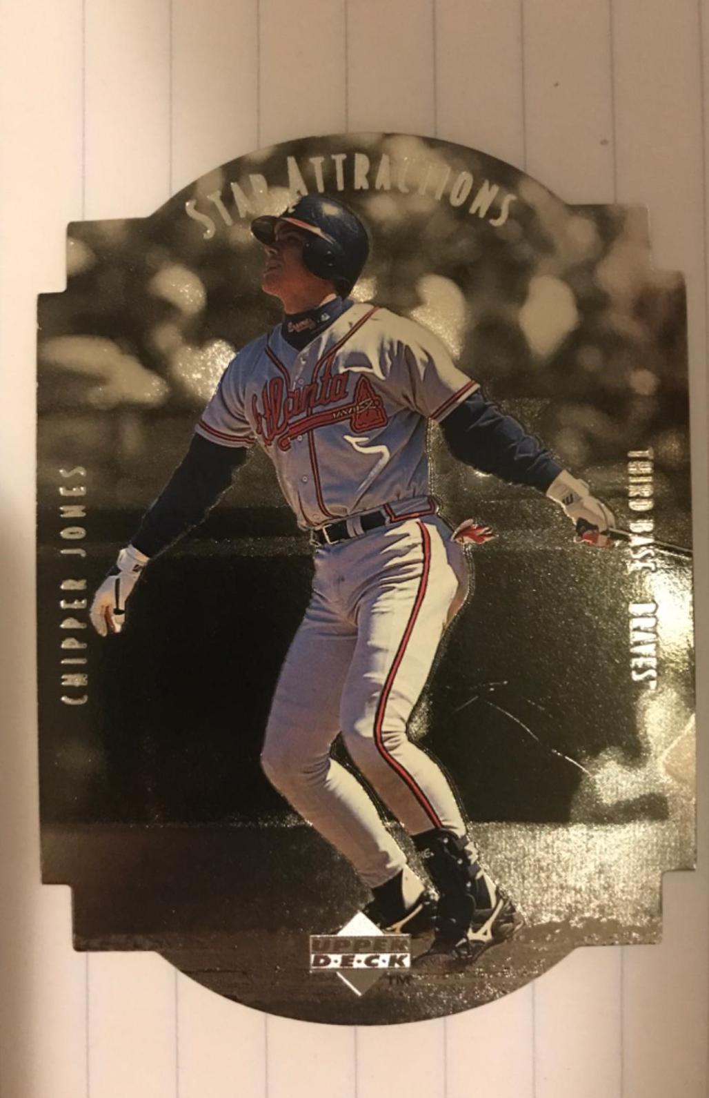Chipper Jones [Die-Cut] #SA7
