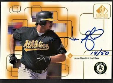 Jason Giambi [Gold] #JaG