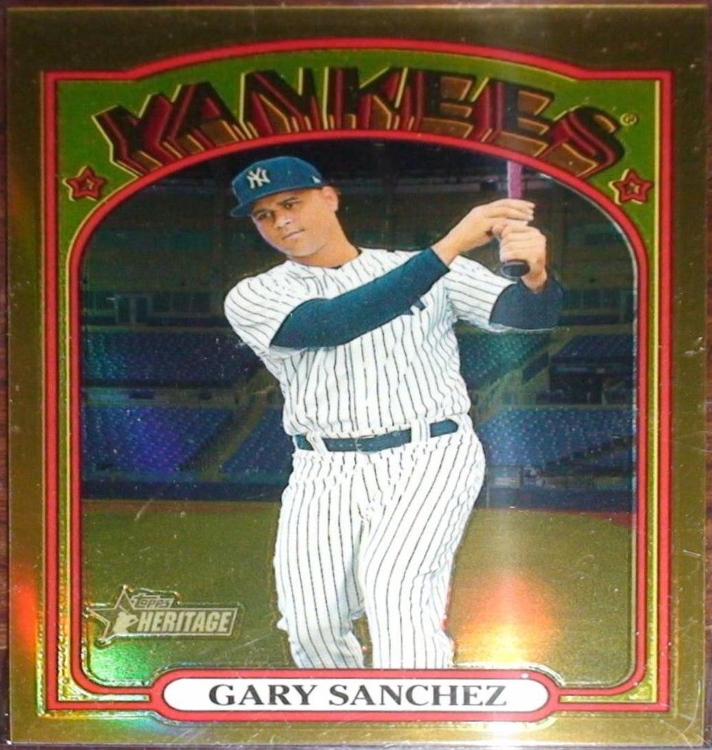 Gary Sanchez [Chrome Gold Refractor] #587