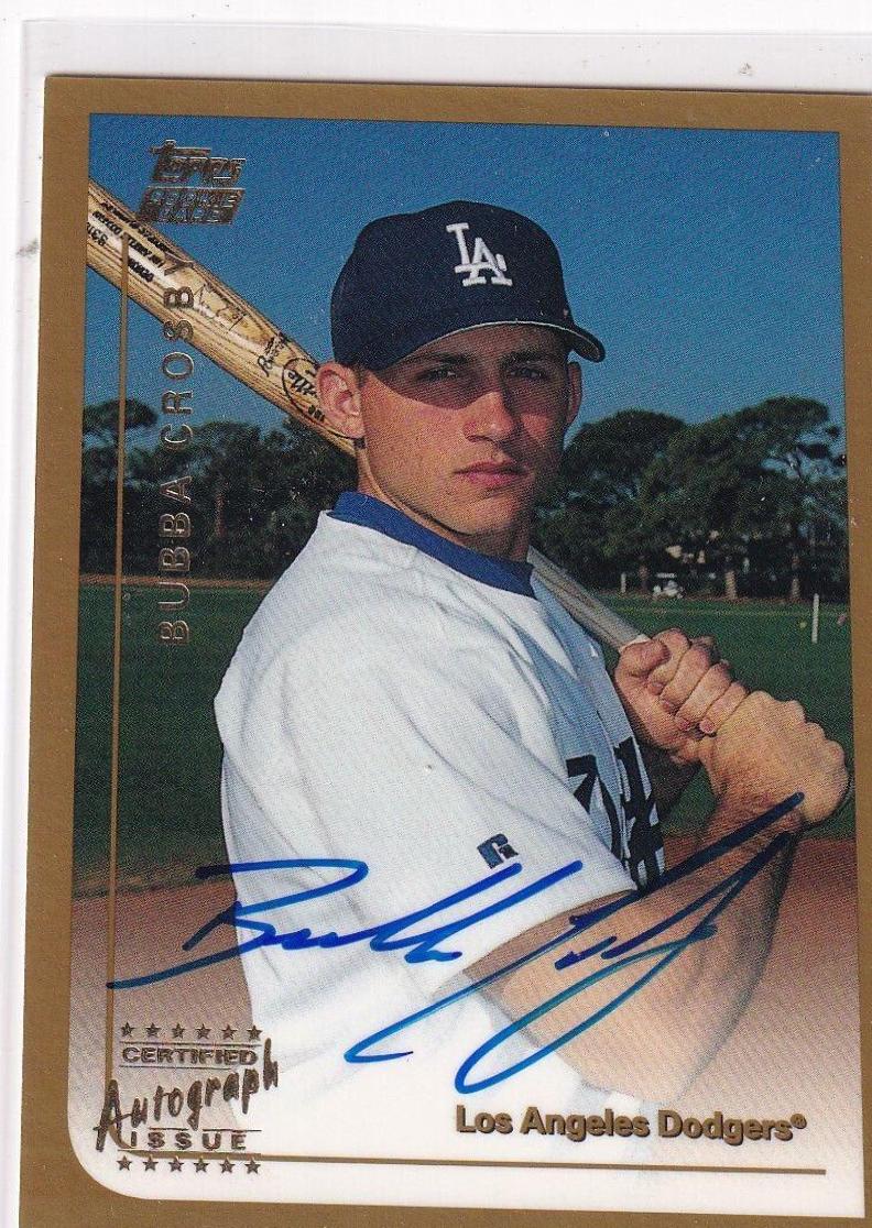 Bubba Crosby [Certified Autograph] #T24