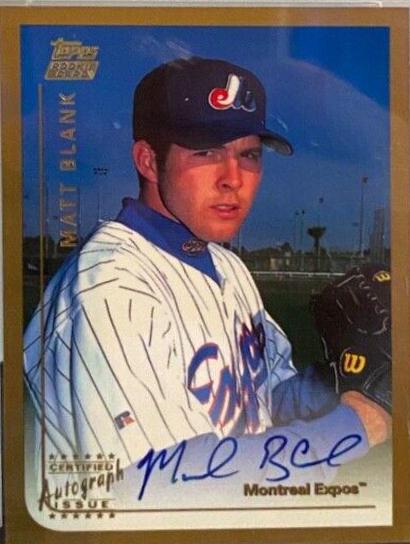 Matt Blank [Certified Autograph] #T26