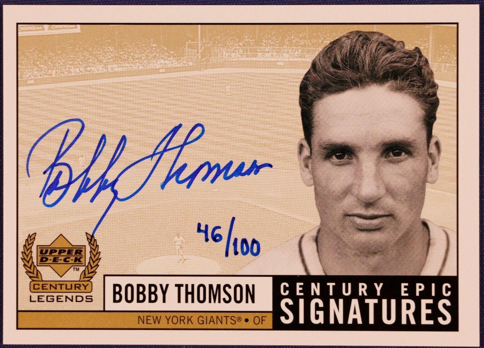 Bobby Thomson #BT
