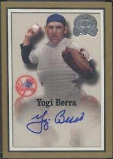 Yogi Berra [Autographed Blue Ink]