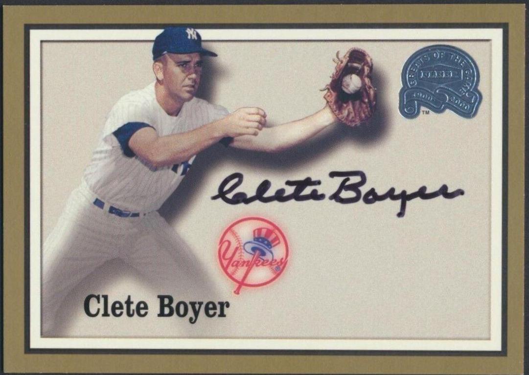 Clete Boyer [Autographed]