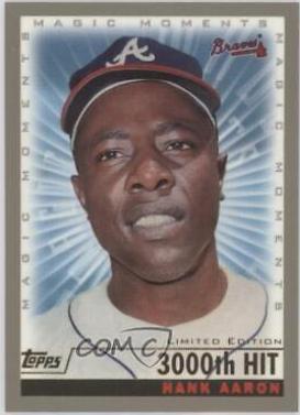 Hank Aaron [Magic Moments 3000th Hit] #237