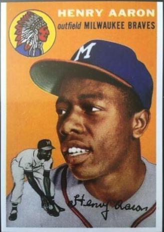 Hank Aaron [1954 Reprint] #110