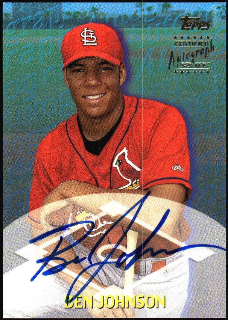 Ben Johnson [Certified Autograph] #TTA35