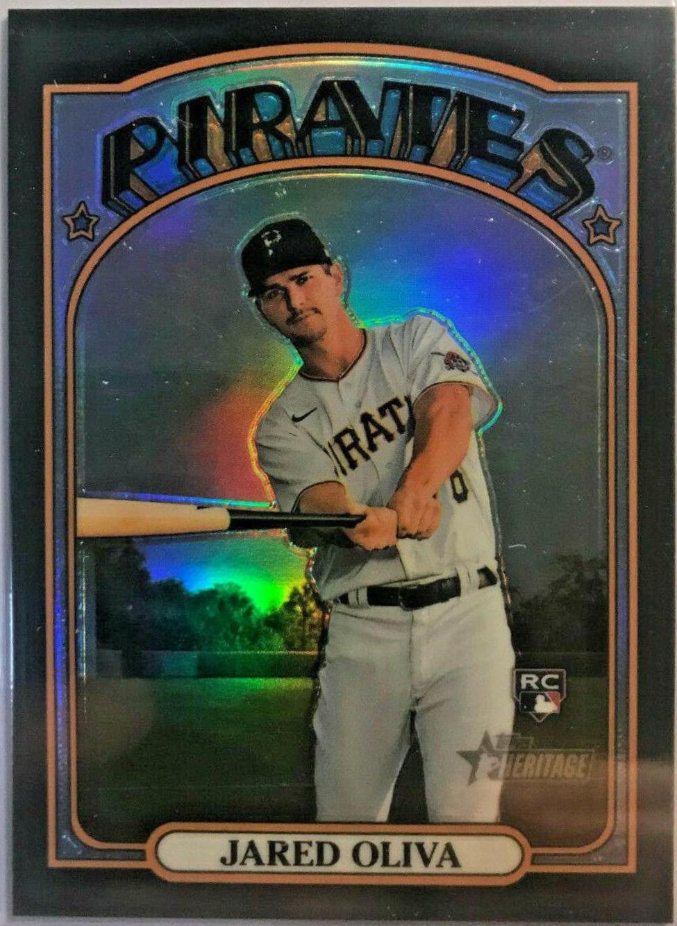 Jared Oliva [Chrome Black Refractor] #644