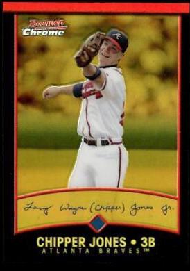 Chipper Jones [Gold Refractor] #37
