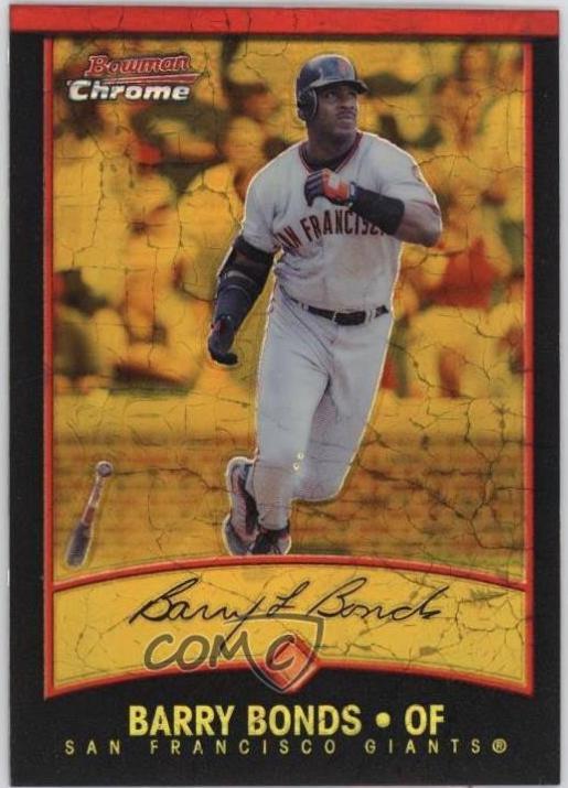 Barry Bonds [Gold Refractor] #72