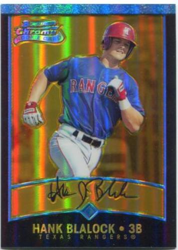 Hank Blalock [Gold Refractor] #116