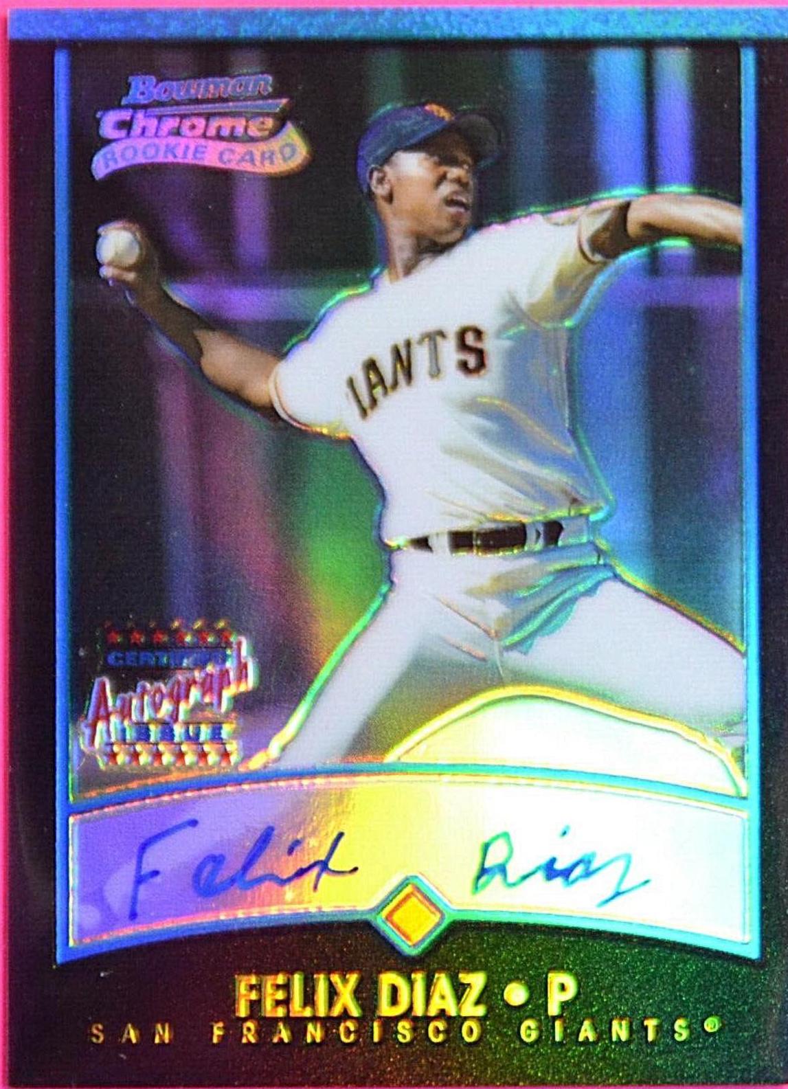 Felix Diaz [Refractor Autograph] #335