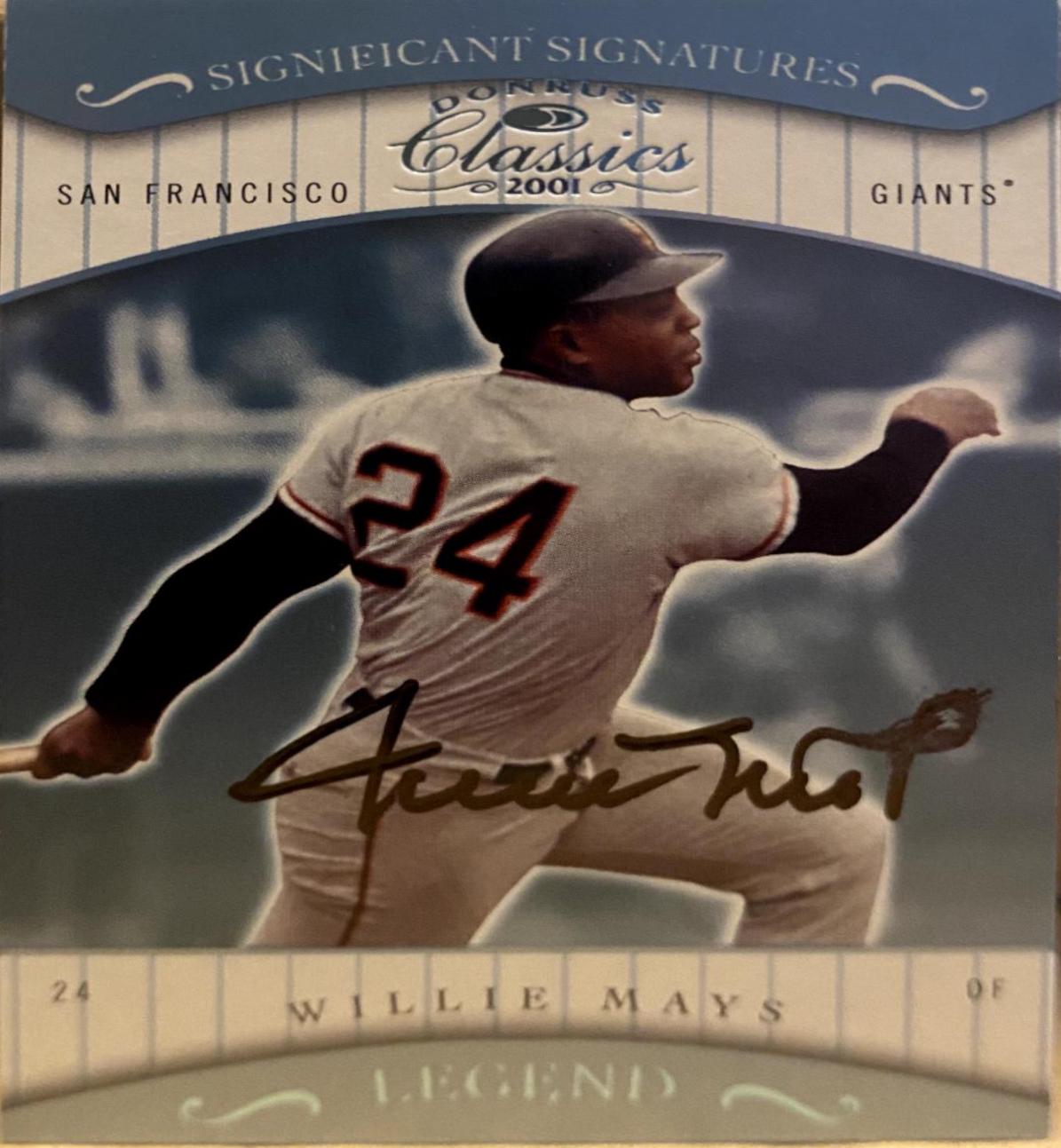 Willie Mays [Significant Signatures] #164