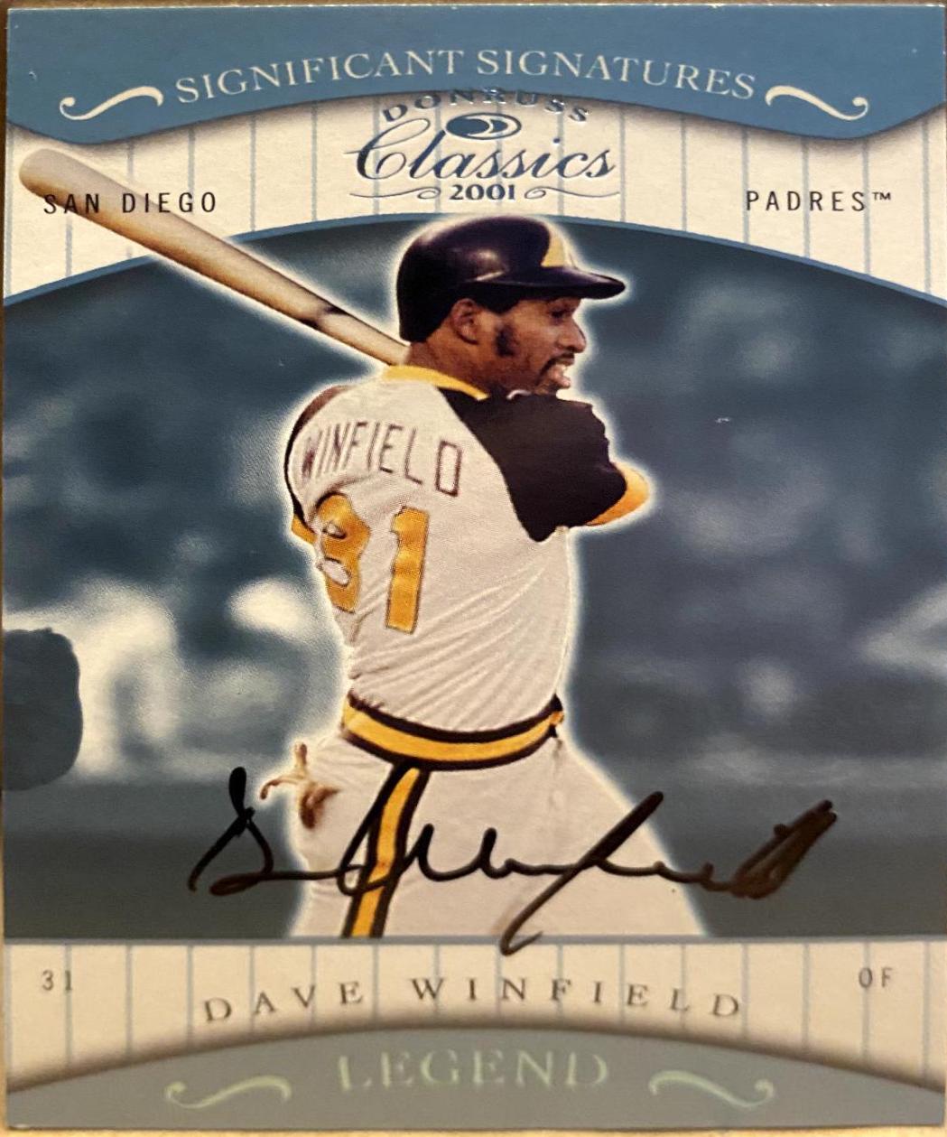 Dave Winfield [Significant Signatures] #193