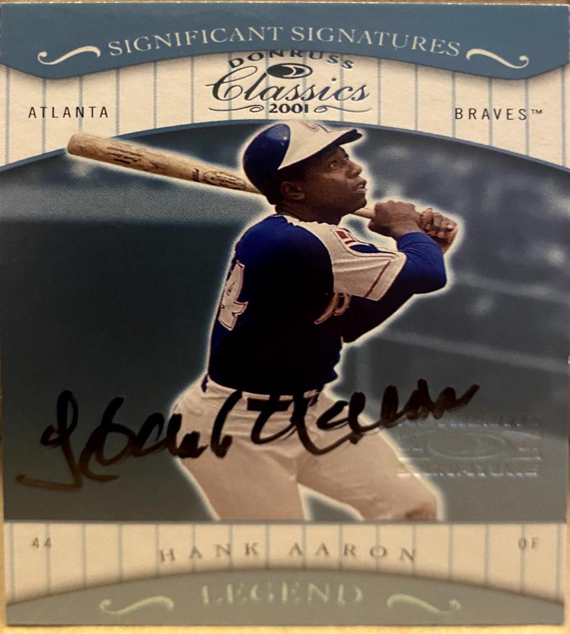 Hank Aaron [Significant Signatures] #151