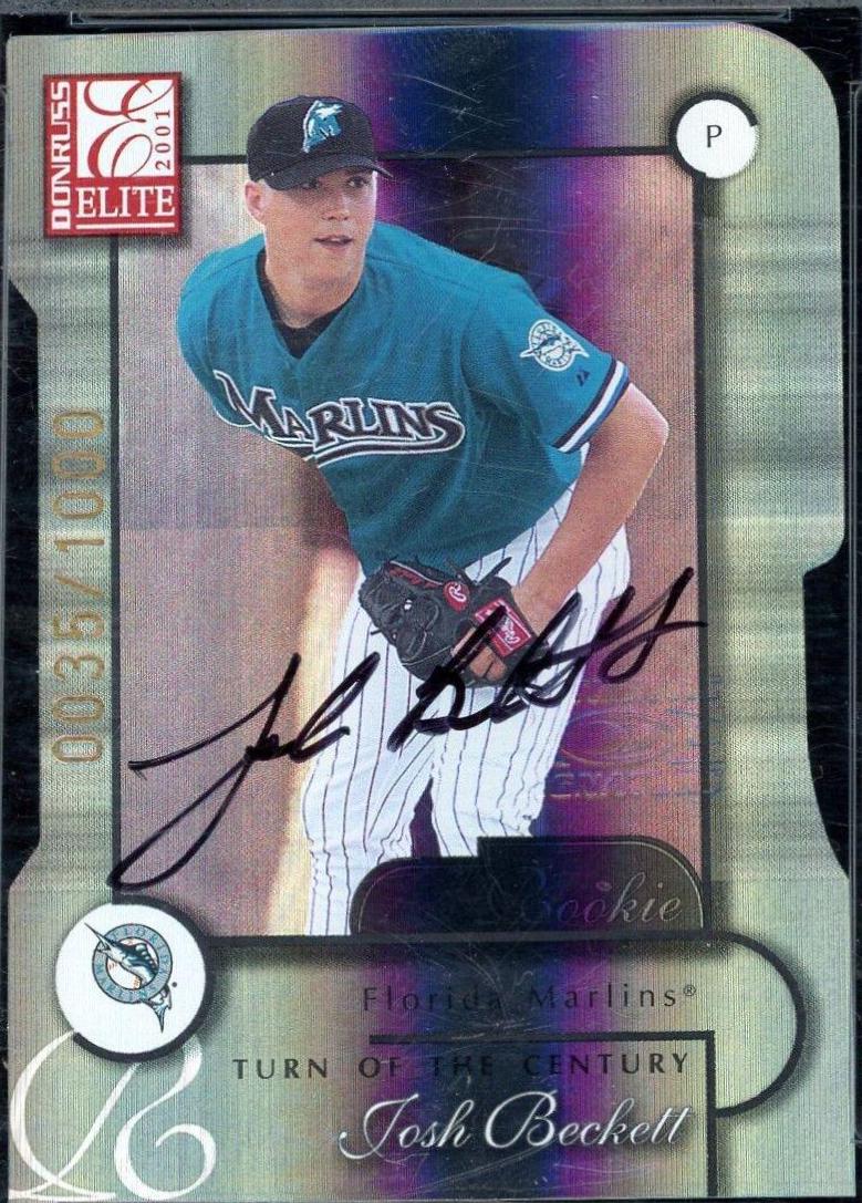 Josh Beckett [Autograph, Die Cut] #154