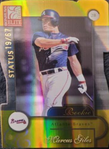 Marcus Giles [Autograph, Die Cut] #165