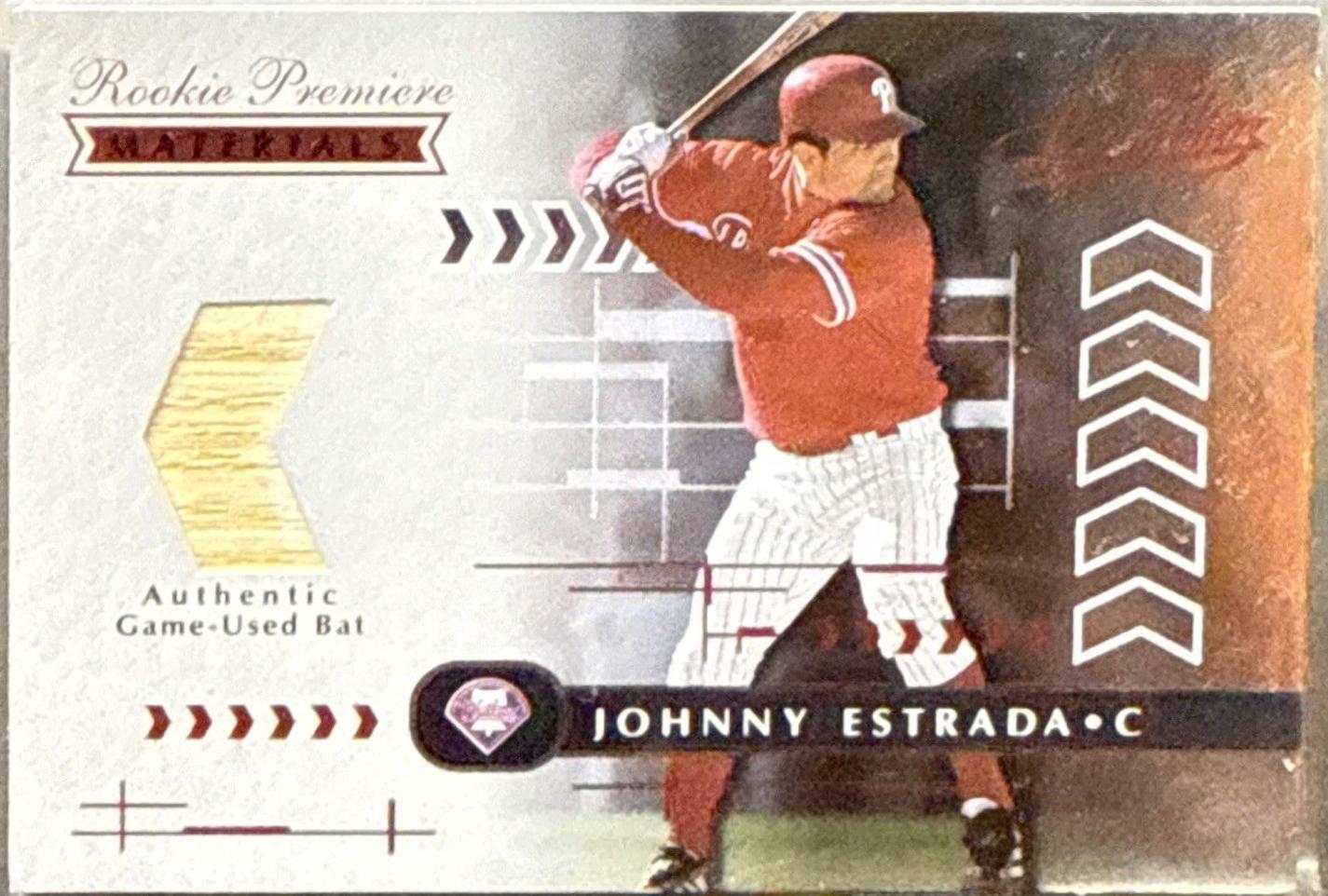 Johnny Estrada [Rookie Premiere Materials Autograph] #198