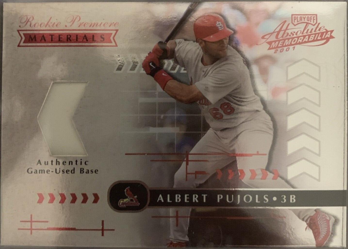 Albert Pujols [Rookie Premiere Materials Autograph] #157