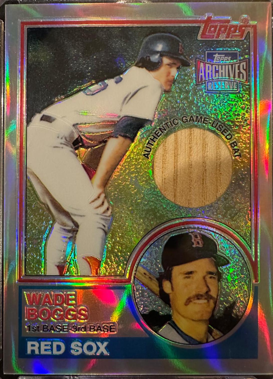 Wade Boggs [Game Used Bat] #498
