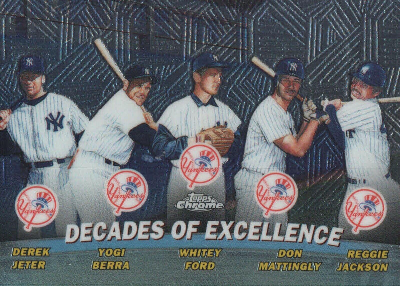 Berra, Ford, Jeter [Mattingly, Jackson] #TC1