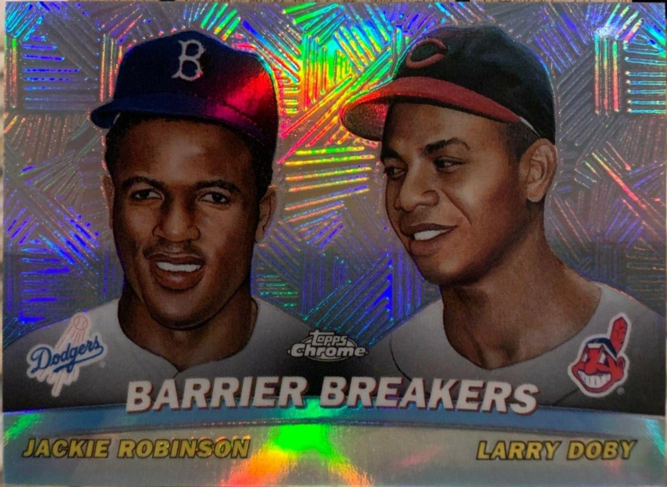 Jackie Robinson, Larry Doby [Refractor] #TC20