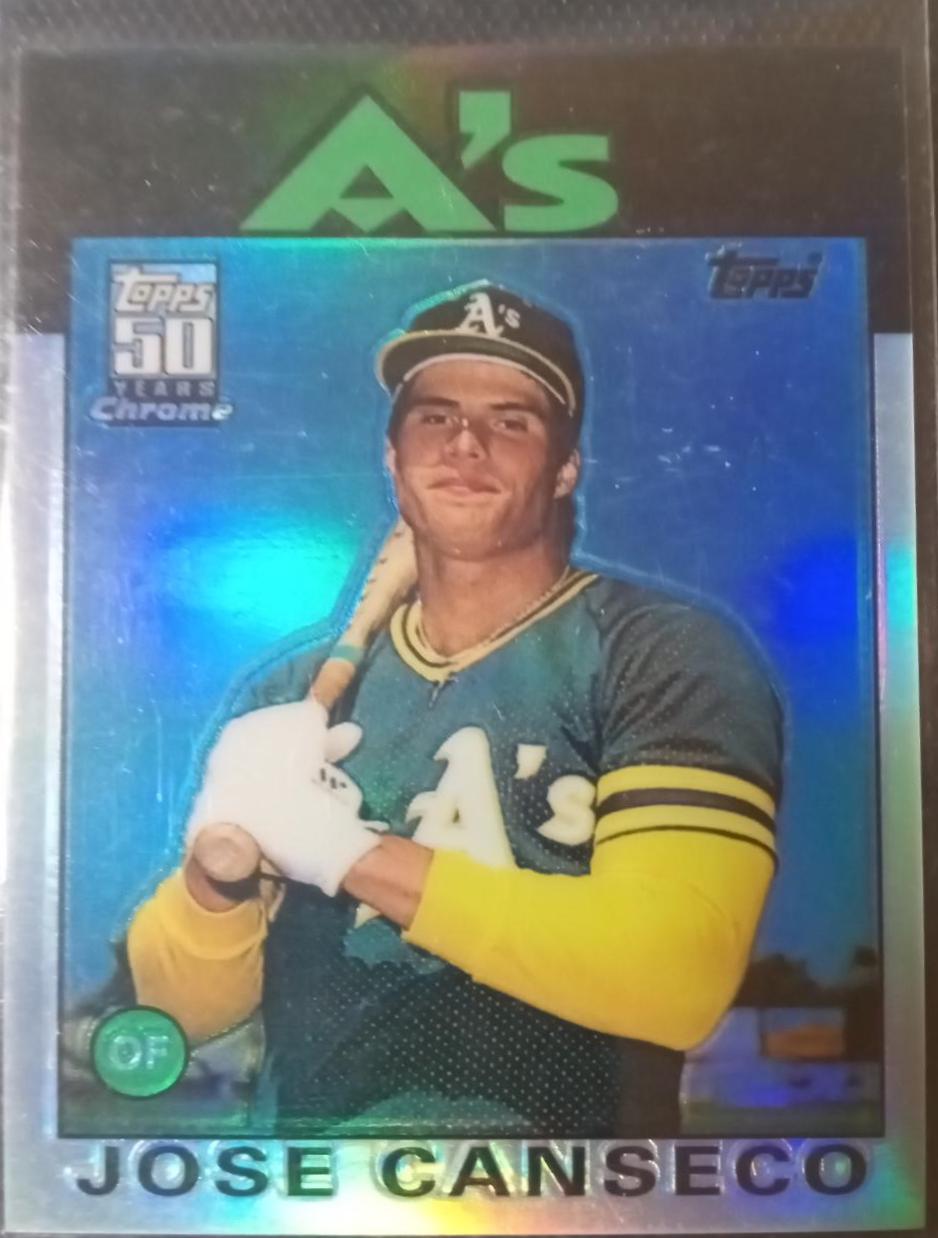 Jose Canseco [1986 Reprint Retrofractor] #T116