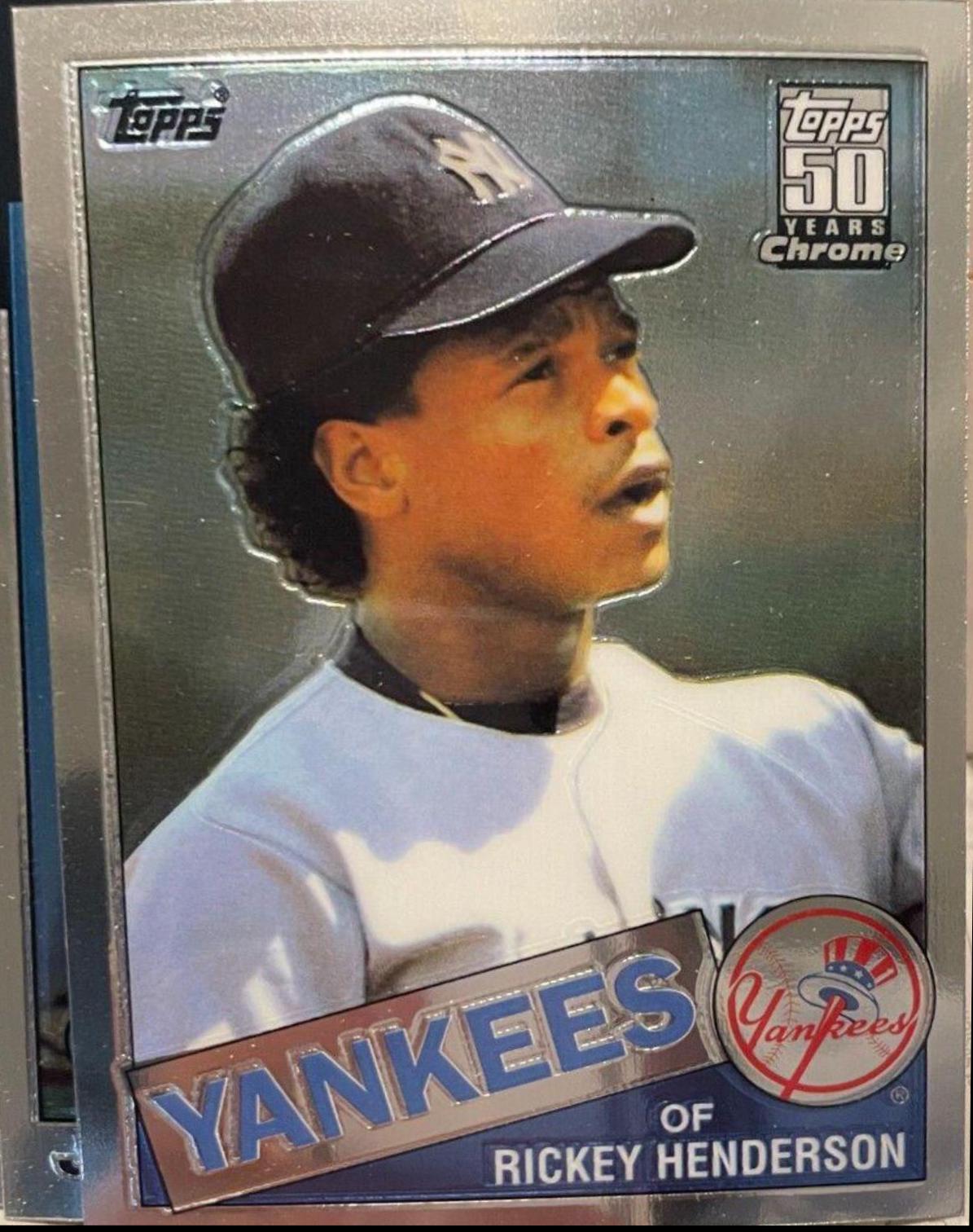 Rickey Henderson [1985 Reprint] #T113