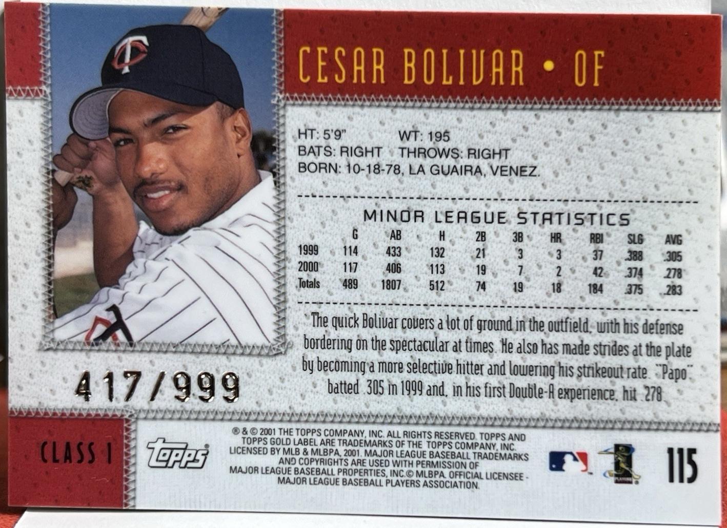 Cesar Bolivar [Class 1] #115