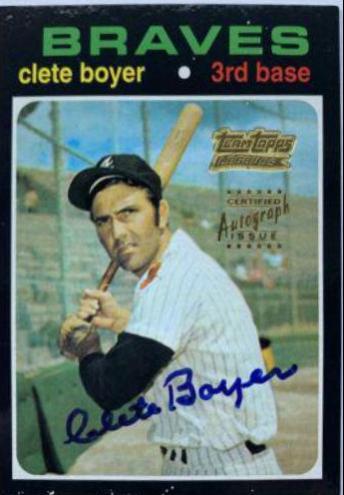 Clete Boyer #TT31F