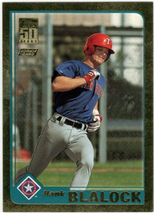 Hank Blalock [Gold] #T214
