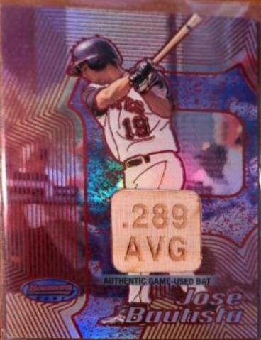 Jose Bautista [Game Bat Red] #129