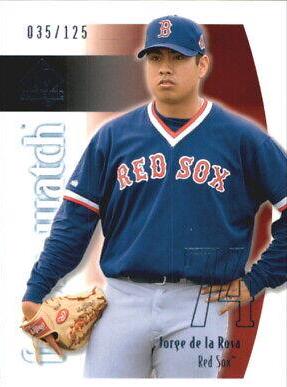 Jorge DE LA Rosa [SP Limited Gold] #127