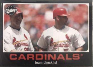 A. Pujols, M. McGwire [Team Checklist] #162