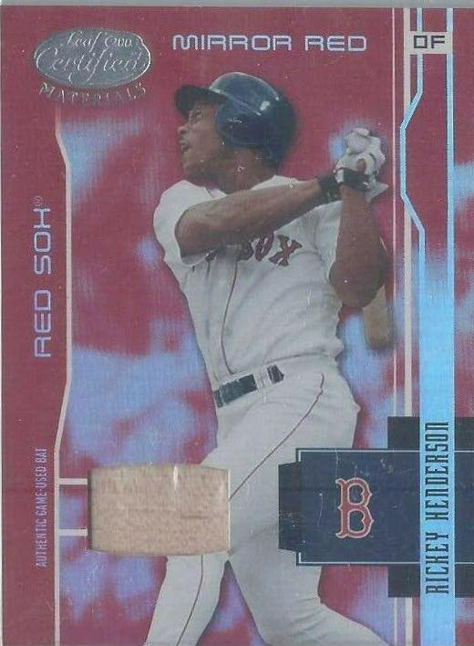 Rickey Henderson [Mirror Red] #26