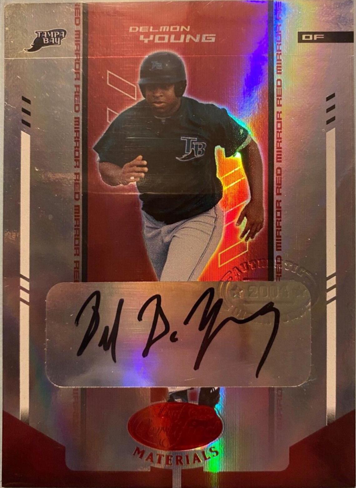 Delmon Young [Mirror Red Signature] #259