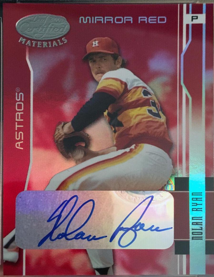 Nolan Ryan [Mirror Red Signature] #72