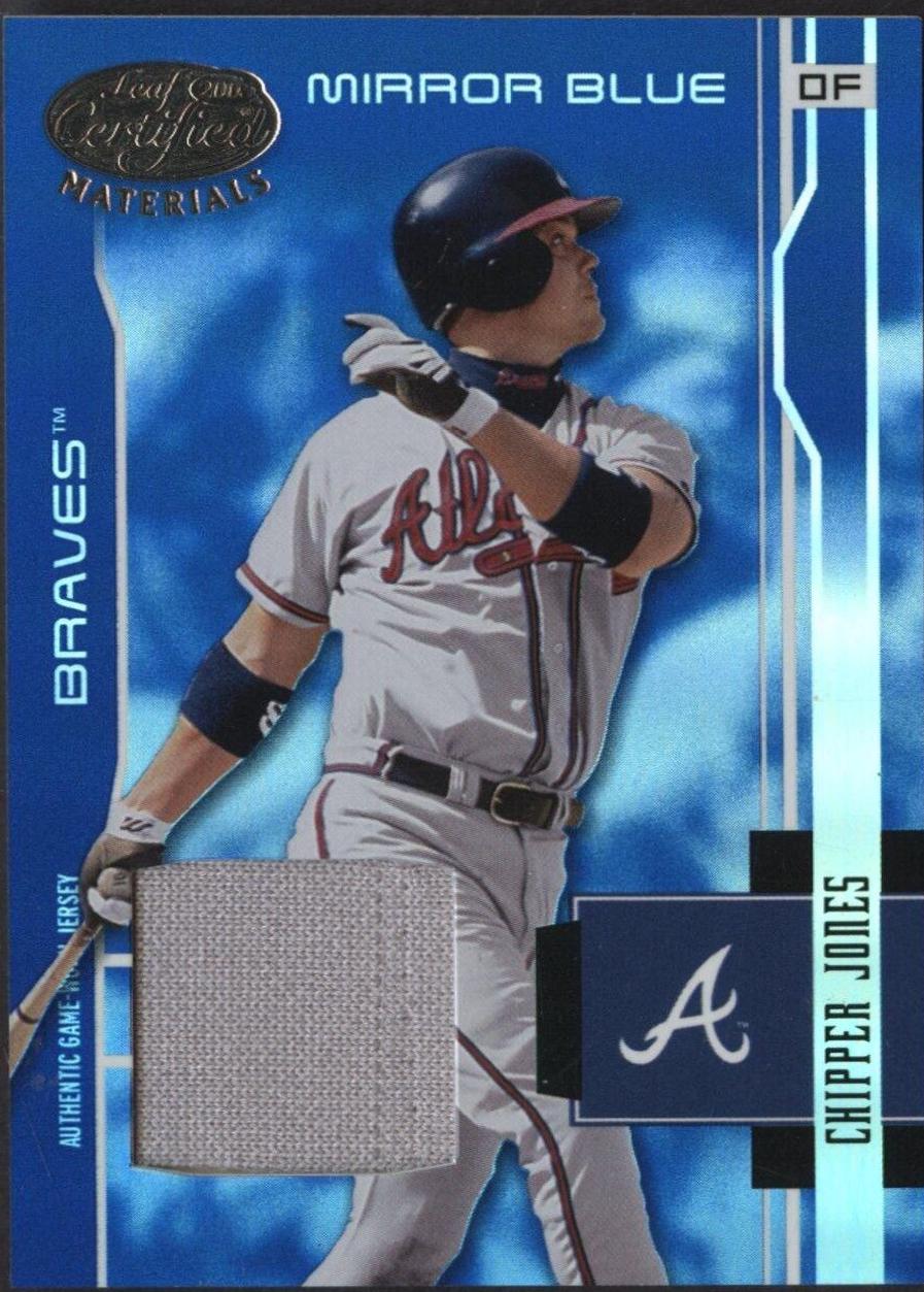 Chipper Jones [Mirror Blue] #13