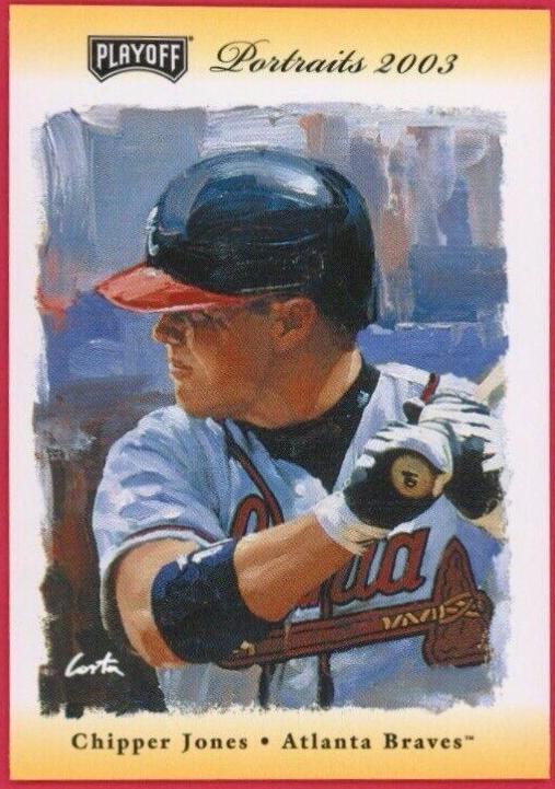 Chipper Jones [Autograph Gold] #35