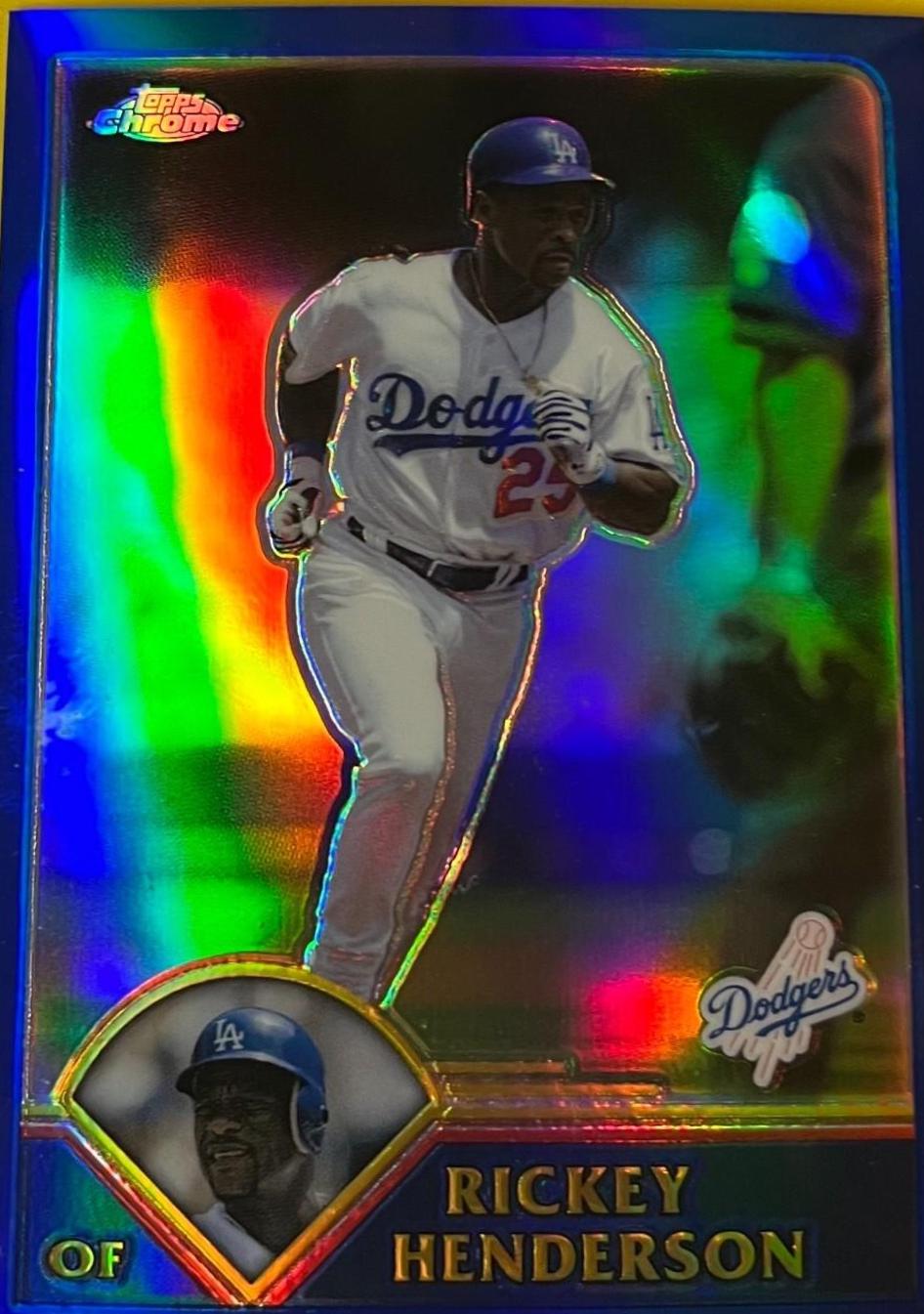 Rickey Henderson [Blue] #T73